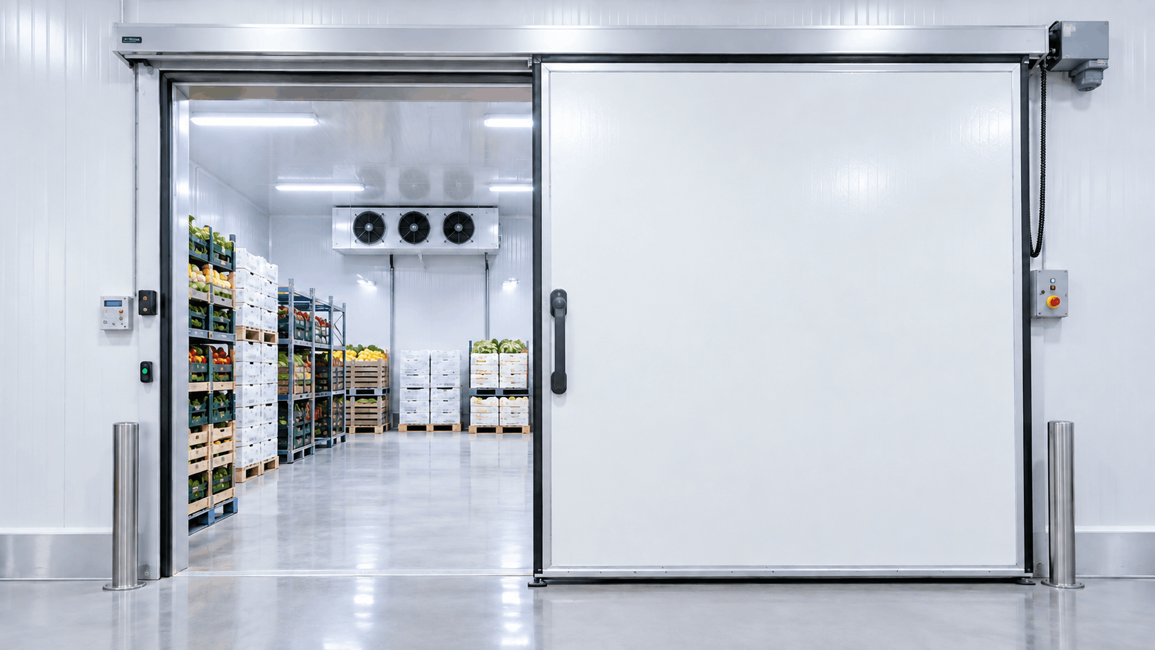 Cold room personnel door